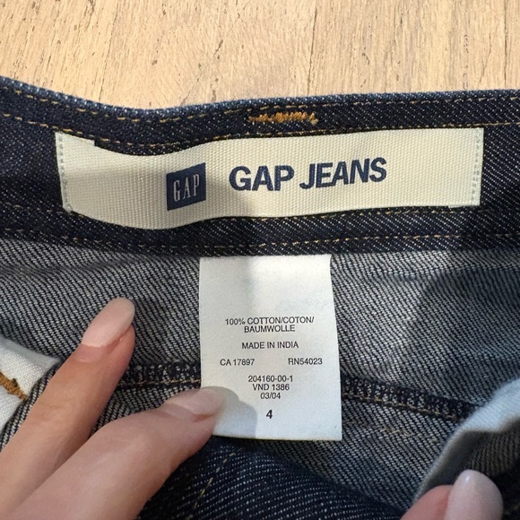 GAP Dark Blue Denim Mini Skirt - Picture 2 of 3